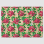 Rozen en libellen (Design 16) Tissuepapier (Voorkant)