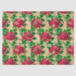 Rozen en libellen (Design 16) Tissuepapier