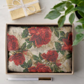 Rozen en libellen (Design 17) Tissuepapier (Geschenk)