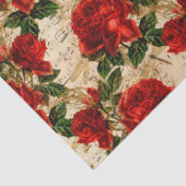 Rozen en libellen (Design 17) Tissuepapier (Detail)