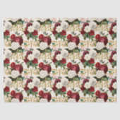 Rozen en libellen (ontwerp 10) tissuepapier (Voorkant)