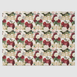 Rozen en libellen (ontwerp 10) tissuepapier