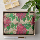 Rozen en Libellen (Ontwerp 16) Tissuepapier (Geschenk)
