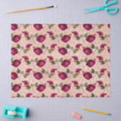 Rozen en libellen (ontwerp 4) tissuepapier (Craft)