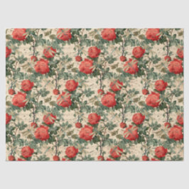 Rozen en libellen (ontwerp 9) tissuepapier