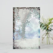 Rozen en lichte vloerbedekking briefpapier (Staand voorkant)