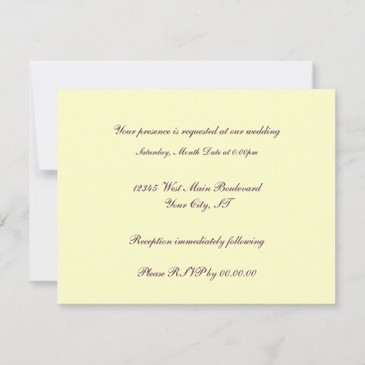 Rozen en liefde kaart (Achterkant)