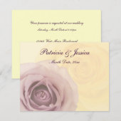 Rozen en liefde kaart (Voorkant / Achterkant)