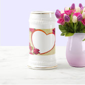 Rozen en Lijst hart Voeg je foto toe Bierpul