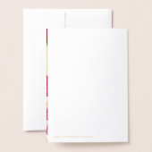 Rozen en Lijst van het hart Valentijnsdag & Citaat Folie Kaarten (Met envelop)