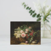 Rozen en Lila door Dominique Hubert Rozier Briefkaart (Staand voorkant)