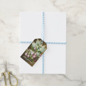 Rozen en Lilacs Cadeaulabel (Met Touw)