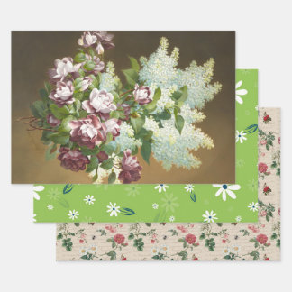 Rozen en Lilacs, Gift Inpakpapier Vel