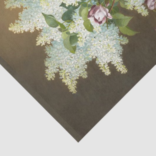 Rozen en Lilacs, ontkoppeling Tissuepapier (Detail)