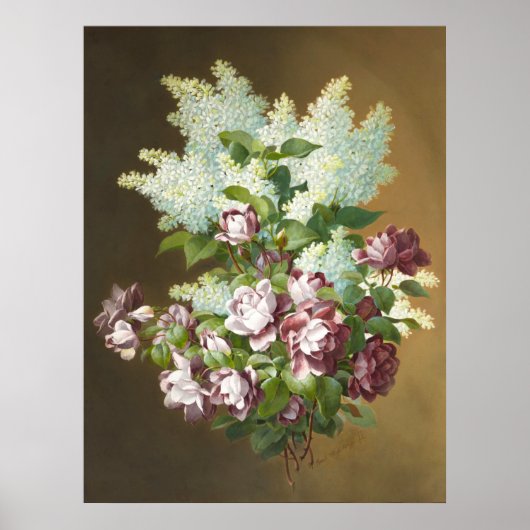 Rozen en Lilacs Poster (Voorkant)