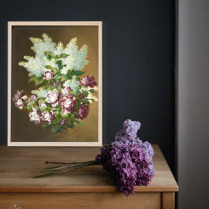 Rozen en Lilacs Poster