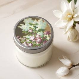 Rozen en Lilacs Ronde Sticker