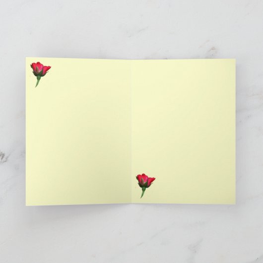 Rozen en Lilies Friendship Kaart (Binnen)