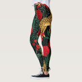 Rozen en luipaarden leggings (Links)