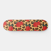 Rozen en luipsplaten, ruw persoonlijk skateboard (Horizontaal)