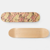  rozen en medaillons persoonlijk skateboard (Horizontaal)