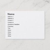 Rozen en meststoffen in mandje,  Victoriaans Visitekaartje (Achterkant)