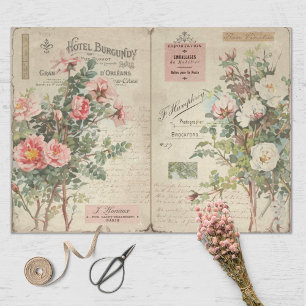 Rozen en ontkoppeling van ephemera Tissuepapier