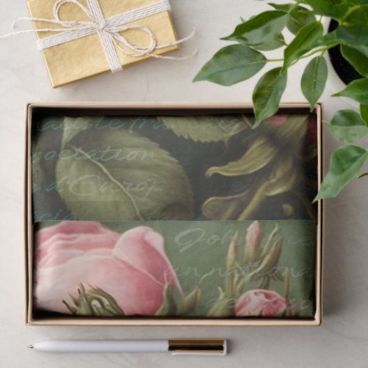 Rozen en ontkoppeling van koningin Tissuepapier (Geschenk)