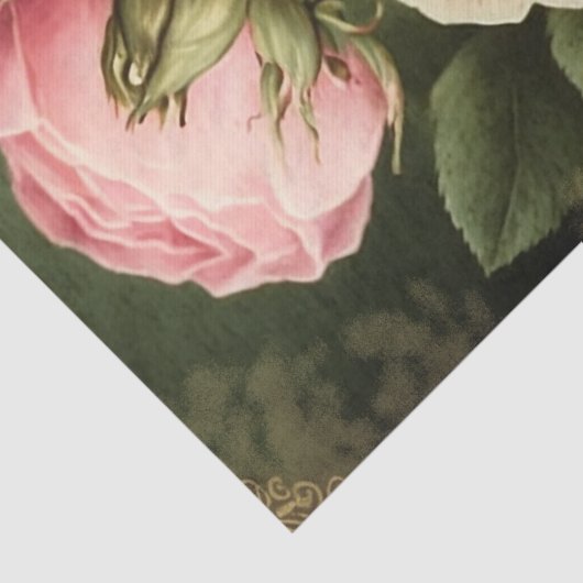 Rozen en ontkoppeling van koningin Tissuepapier (Detail)