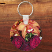 Rozen en orchideeën_ sleutelhanger (Voorkant)