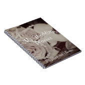 Rozen en paaltjes 'My Wedding Planner'-laptop Notitieboek (Rechterzijde)