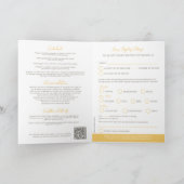 Rozen en paarden monogram bruiloft maaltijd optie  (Binnen)