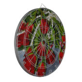 Rozen en parels dartbord (Voorkant Links)