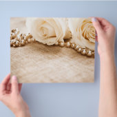 Rozen en parels flyer (Hand)