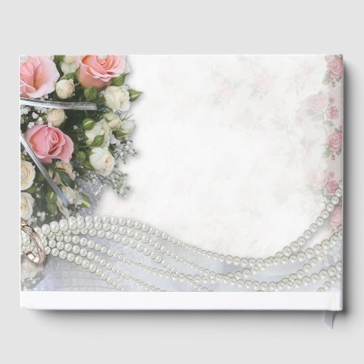 Rozen en parels gastenboek (Achterkant)