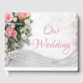 Rozen en parels gastenboek (Voorkant)