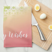 Rozen en patronen theedoek (Quarter Fold)