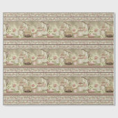 Rozen- en pieppapier Cadeaupapier (Vlak)