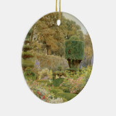 Rozen en Pinks van Elgood,  Engelse tuin Keramisch Ornament (Rechts)