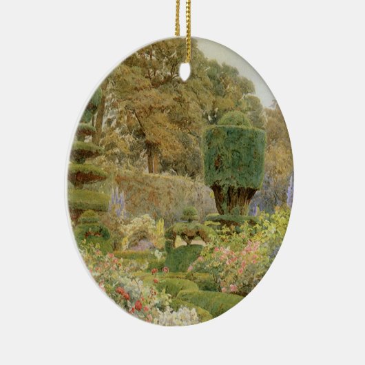 Rozen en Pinks van Elgood,  Engelse tuin Keramisch Ornament (Rechts)