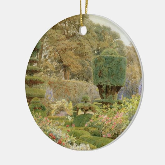 Rozen en Pinks van Elgood, Engelse tuin Keramisch Ornament (Links)