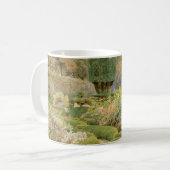 Rozen en Pinks van Elgood,  Engelse tuin Koffiemok (Voorkant links)