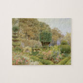Rozen en Pinks van Elgood, Engelse tuin Legpuzzel (Horizontaal)