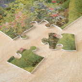 Rozen en Pinks van Elgood, Engelse tuin Legpuzzel (Zijkant)