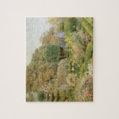Rozen en Pinks van Elgood, Engelse tuin Legpuzzel (Verticaal)