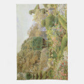 Rozen en Pinks van Elgood, Engelse tuin Theedoek (Verticaal)