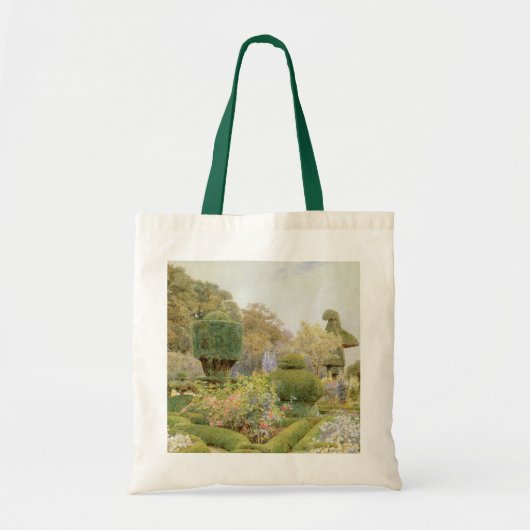 Rozen en Pinks van Elgood,  Engelse tuin Tote Bag (Voorkant)