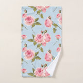 Rozen- en poolpuntenpatroon bad handdoek (Handdoek)