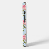 Rozen- en poolpuntenpatroon Case-Mate iPhone case (Achterkant / Links)