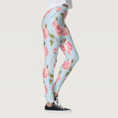 Rozen- en poolpuntenpatroon leggings (Rechts)